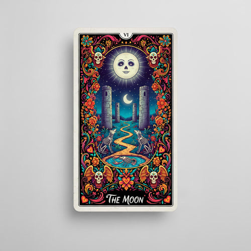 La Luna — Lámina Artística | Tarot Catrina Edición Arte